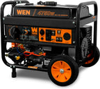 WEN 4,750-Watt 120V/240V Dual Fuel Portable Generator with Wheel Kit and Electric Start (DF475T) Gronata