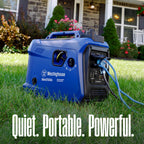 Westinghouse 2550 Peak Watt Super Quiet & Lightweight Portable Inverter Generator, RV Ready 30A Outlet, Gas and Propane Powered, CO Sensor, Parallel Capable, Long Run Time Gronata