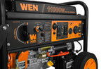 WEN 11,000-Watt 120V/240V Dual Fuel Portable Generator with Wheel Kit and Electric Start (DF1100T) Gronata