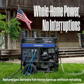 Westinghouse 28000 Peak Watt Tri-Fuel Home Backup Portable Generator, Remote Electric Start, Transfer Switch Ready, Gas, Propane, and Natural Gas Powered Gronata
