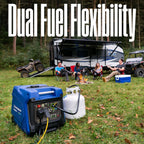 Westinghouse 5000 Peak Watt Super Quiet Dual Fuel Portable Inverter Generator, Remote Electric Start, Gas & Propane Powered, RV Ready, CO Sensor, Parallel Capable Gronata