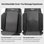 Mynt FSA Eligible HSA Approved Shiatsu Neck and Back Massager for Chair with 10 Deep Kneading Nodes, 2D & 3D Back Massage with Heat, Portable Spot Massage Chair Pad (Black) Gronata