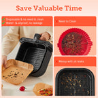 Cosori 9-in-1 TurboBlaze Air Fryer 6 Qt, PFAS-Free Ceramic Coating, 90°–450°F, Precise Heating for Even Results, Air Fry, Roast, Bake, Broil, Dry, Frozen, Proof, Reheat, Keep Warm, 120V, Dark Gray Gronata