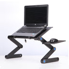 Laptop Table Stand With Adjustable Folding Ergonomic Design Stand Notebook Desk For Ultrabook Netbook Or Tablet With Mouse Pad Gronata