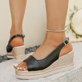 Wedge Sandals Platform Muffin Plus Size Sandals Gronata