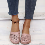Round Toe Wedge Cross-border Large Size Flat Bottom Women's Sandals Gronata