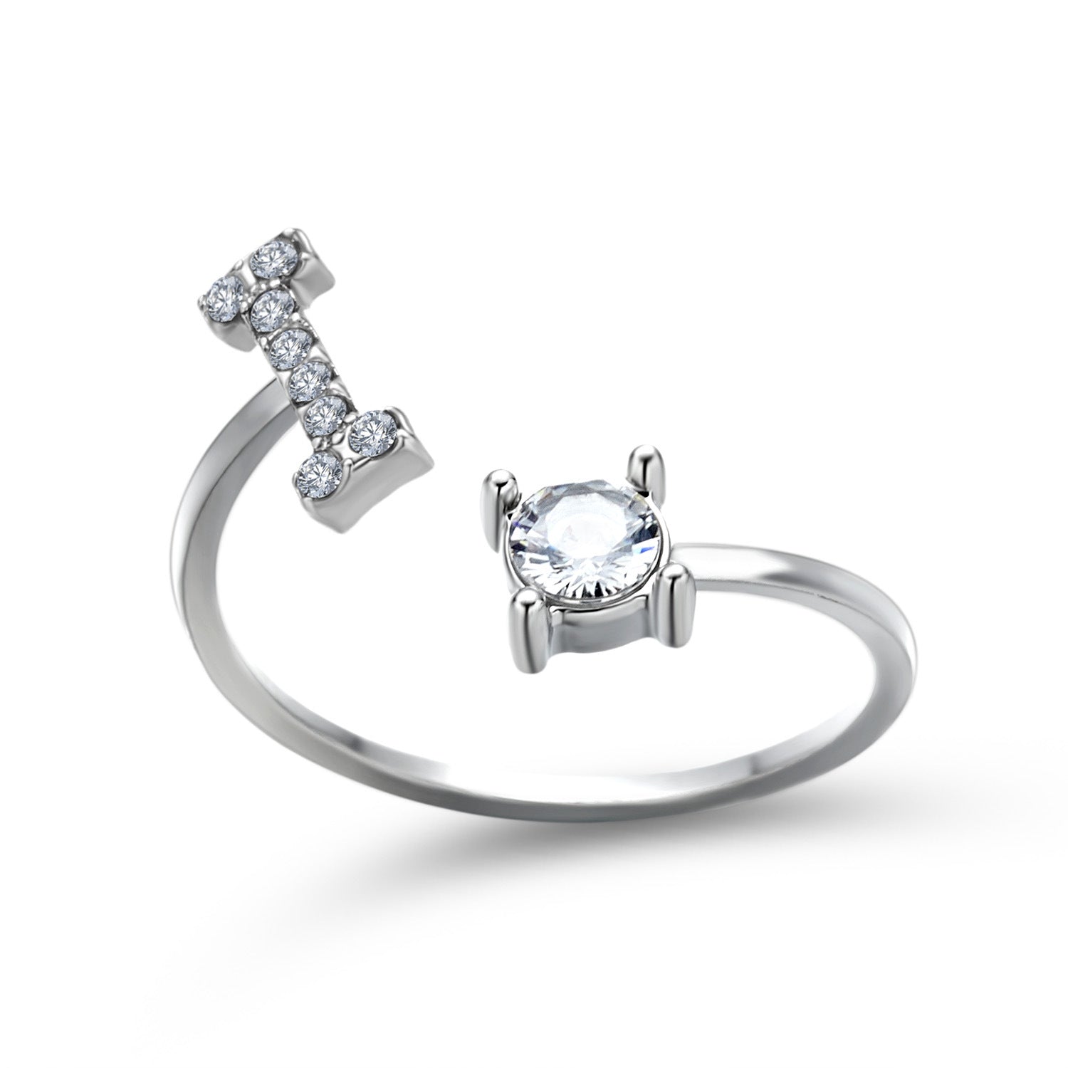 New Design Adjustable 26 Initial Letter Ring Fashion Jewelry For Women Simple Elegant Jewelry Gronata