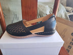 Round Toe Wedge Cross-border Large Size Flat Bottom Women's Sandals Gronata