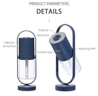 Magic Shadow USB Air Humidifier For Home With Projection Night Lights Ultrasonic Car Mist Maker Mini Office Air Purifier Gronata