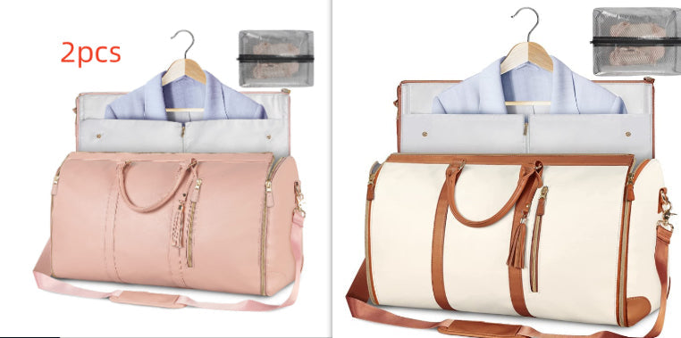 Large Capacity Travel Duffle Bag Women's Handbag Folding Suit Bag Waterproof Clothes Totes Gronata