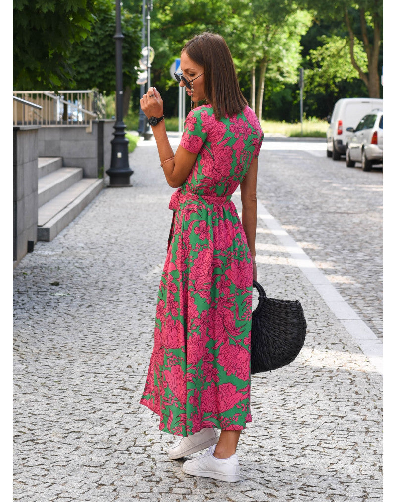 Women's Fashionable Printed Beach Dress Gronata