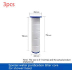 The Third Gear Adjustable Strong Supercharged Shower Head Household Bath Shower Hose Shower Head Gronata