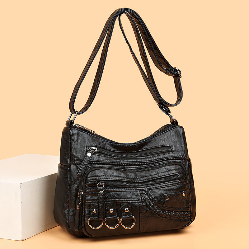 Women's Fashion Casual Soft Leather Bag Gronata