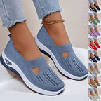 Mesh Flats Shoes Fashion Breathable Non-slip Soft Bottom Casual Shoes For Women Gronata