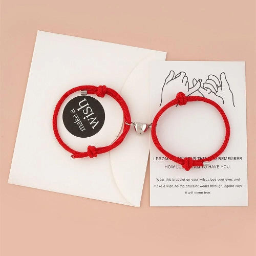 Simple Nylon Love Magnetic Bracelet Gronata