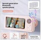 Bathroom Waterproof Mobile Phone Box Bluetooth Speaker Audio Bath TV Stand Mobile Phone Holder 360 Degree Rotation Touch Screen Gronata