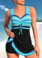 Plus Size Quick-drying Women's Split Skirt Bikini Swimsuit Gronata
