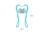 Multifunctional Manual Six-wheel Neck Massager Massage Relieve Roller Massage Tool Gronata