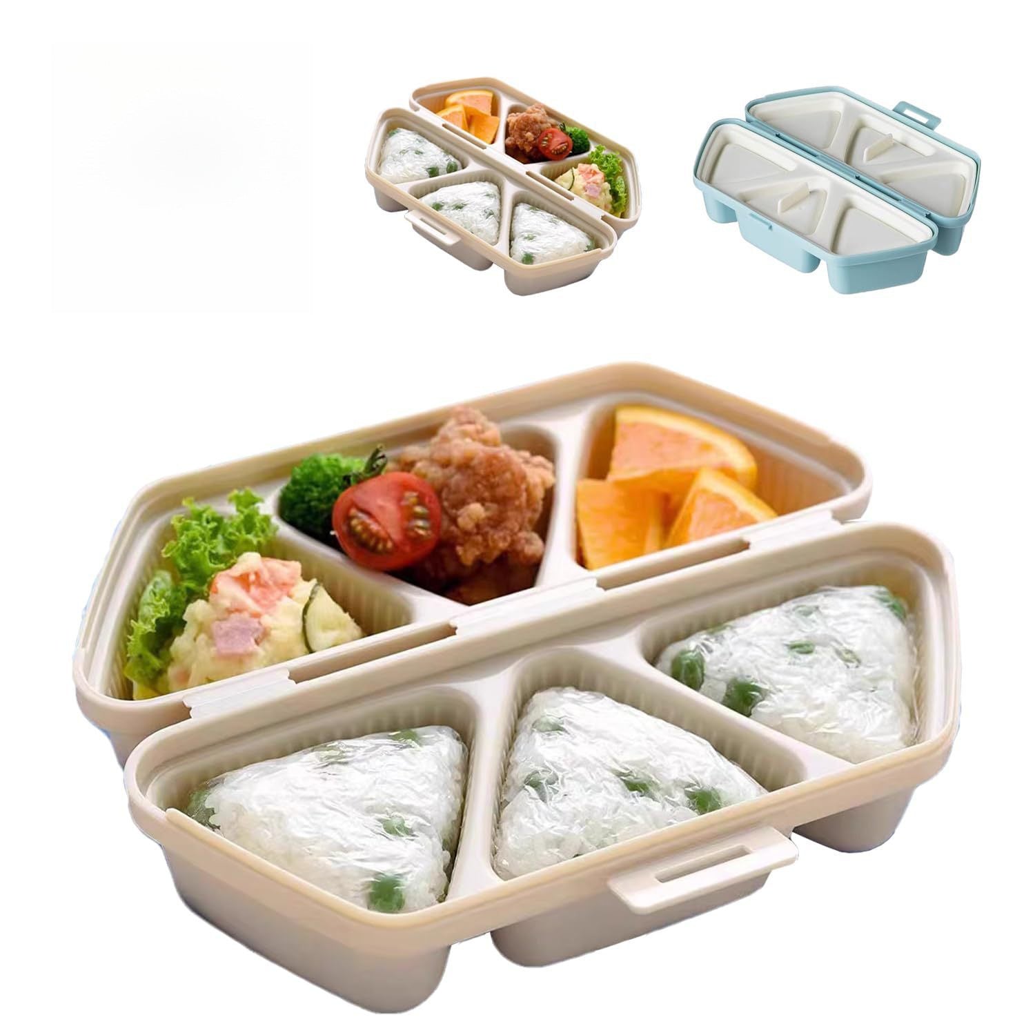 Foldable Creative Bento Box Onigiri Mold Set Gronata