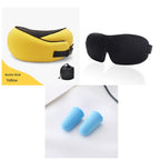 Travel Neck Pillow Non-Deformed Airplane Pillow Travel Neck Cushion Durable U-Shaped Travel Memory Cotton Nap Neck Pillow Gronata
