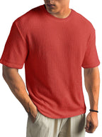 Casual Versatile Solid Color Men's Summer T-shirt Gronata