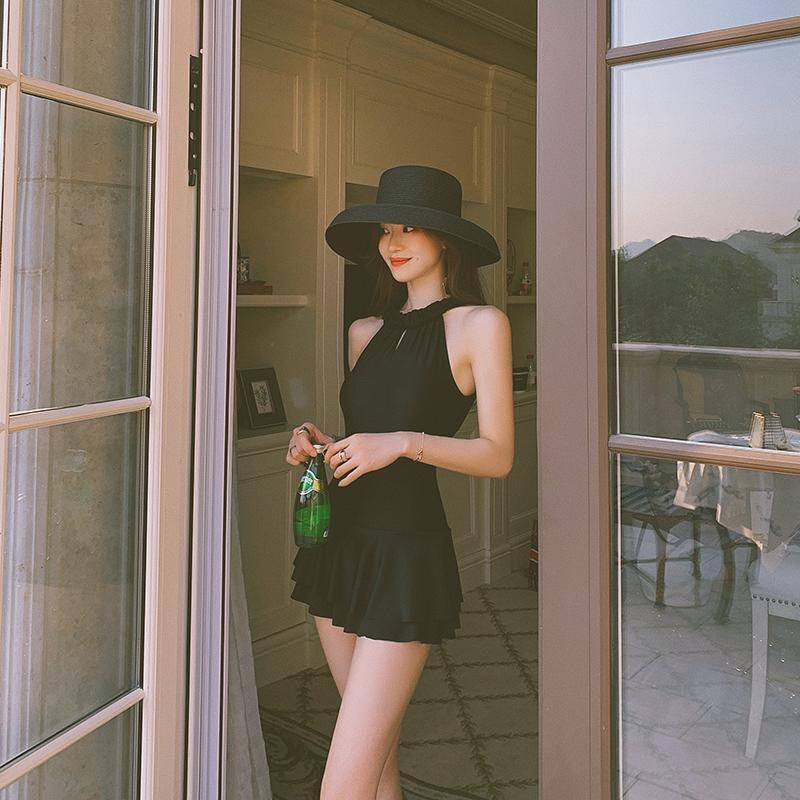 New Womens Modest One-piece Swimsuit Gronata