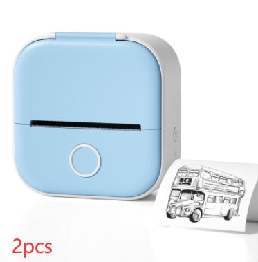 Portable Mini Thermal Label Printer Home Photo Printer Student Wrong Question Printer Bluetooth-compatible Mini Label Printer Price Tag Gronata