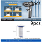 The Third Gear Adjustable Strong Supercharged Shower Head Household Bath Shower Hose Shower Head Gronata