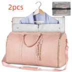Large Capacity Travel Duffle Bag Women's Handbag Folding Suit Bag Waterproof Clothes Totes Gronata