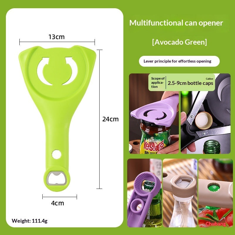 Non-slip, Effortless Can Opener Manual Adjustable Lid Opener Gronata