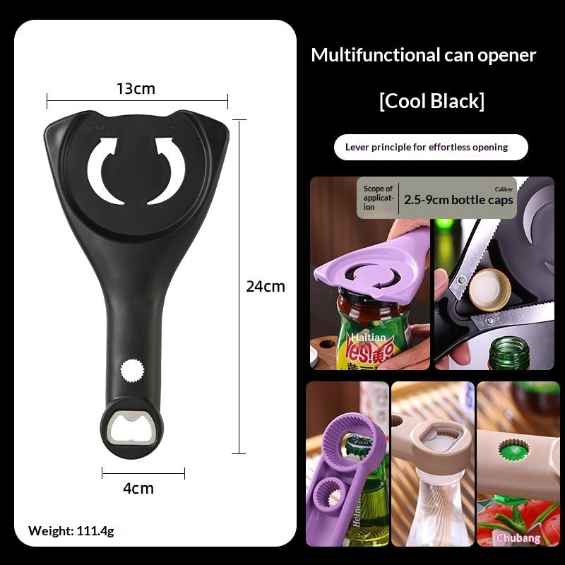 Non-slip, Effortless Can Opener Manual Adjustable Lid Opener Gronata