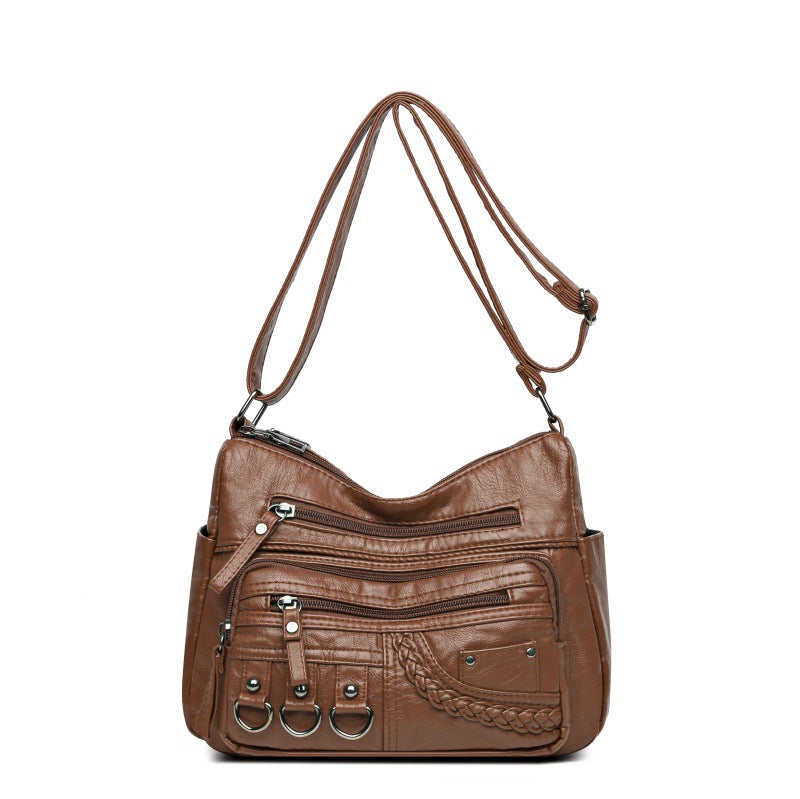 Women's Fashion Casual Soft Leather Bag Gronata