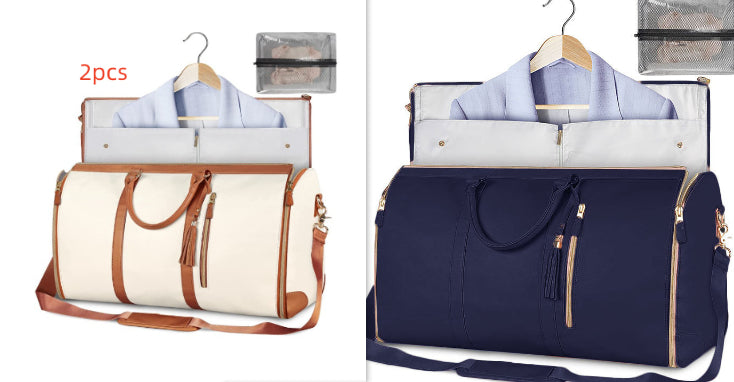 Large Capacity Travel Duffle Bag Women's Handbag Folding Suit Bag Waterproof Clothes Totes Gronata