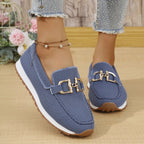 Women's All-match Casual Solid Color Flat Simple Sneaker Gronata