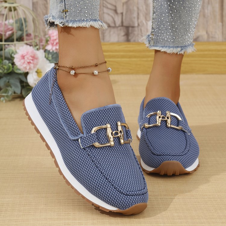 Women's All-match Casual Solid Color Flat Simple Sneaker Gronata