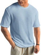Casual Versatile Solid Color Men's Summer T-shirt Gronata