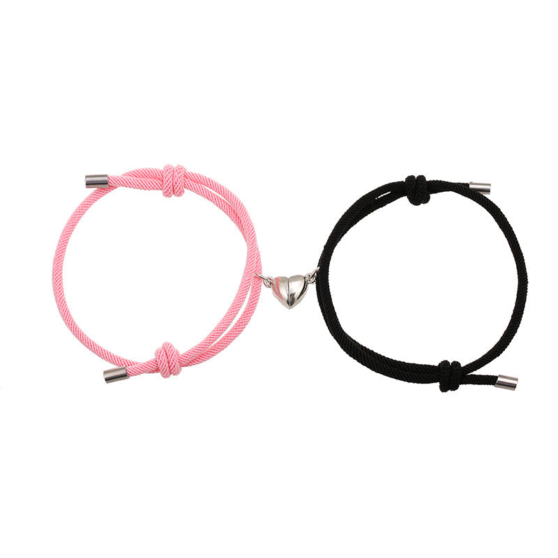 Simple Nylon Love Magnetic Bracelet Gronata