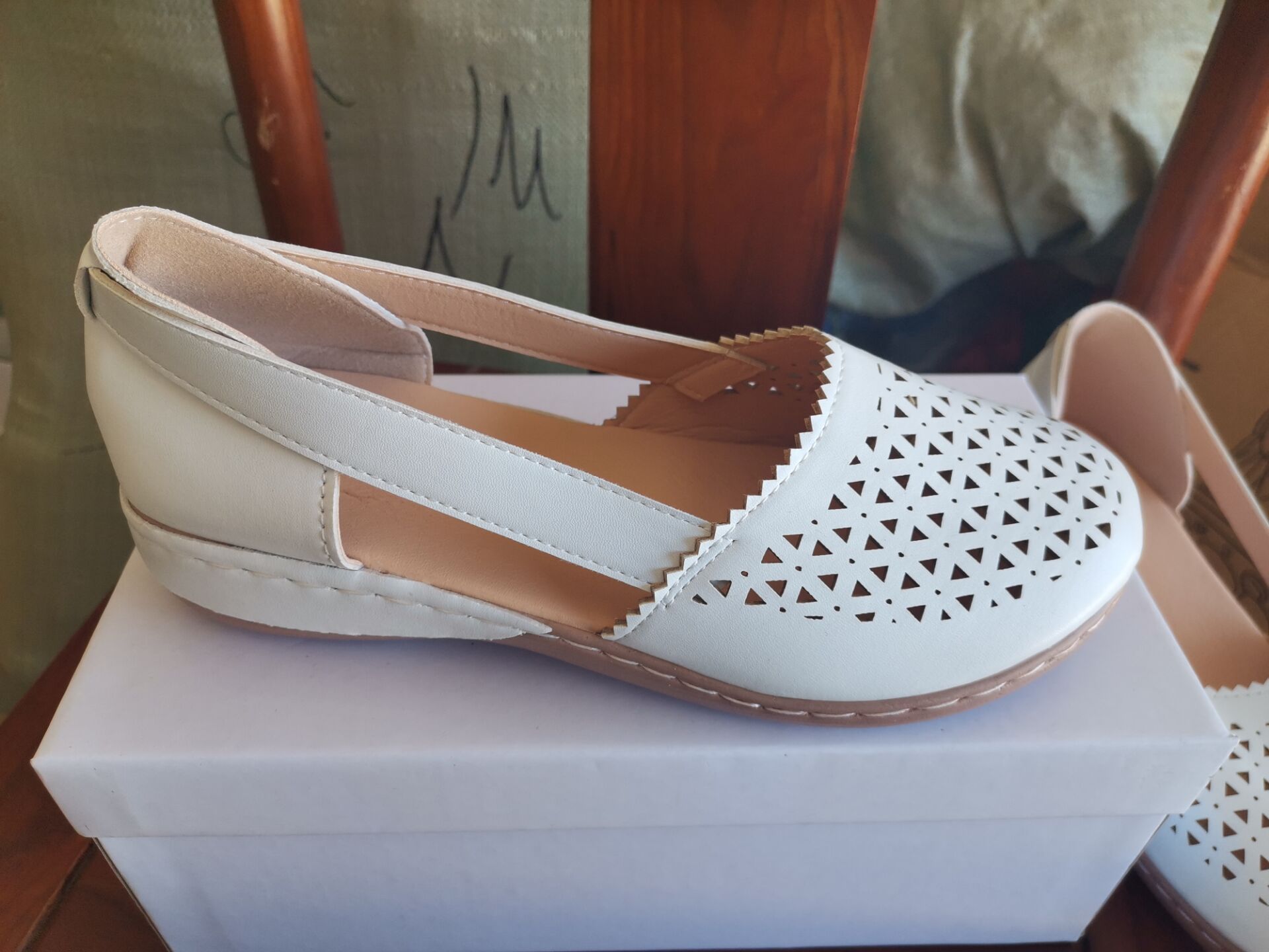 Round Toe Wedge Cross-border Large Size Flat Bottom Women's Sandals Gronata