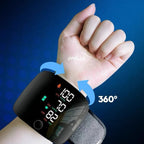 Wrist Sphygmomanometer Rechargeable Blood Pressure Meter Wrist Blood Pressure Eter Smart Touch Screen Blood Pressure Meter Household Electronics Gronata