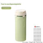 4 In 1 Travel Dispenser Portable Travel Bottles Leak Proof Leakproof Travel Container For Perfume Shampoo Conditioner Lotion Gronata