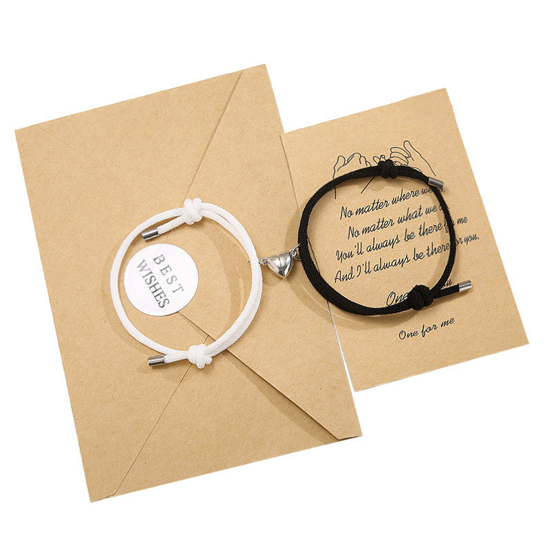 Simple Nylon Love Magnetic Bracelet Gronata