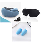 Travel Neck Pillow Non-Deformed Airplane Pillow Travel Neck Cushion Durable U-Shaped Travel Memory Cotton Nap Neck Pillow Gronata