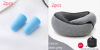 Travel Neck Pillow Non-Deformed Airplane Pillow Travel Neck Cushion Durable U-Shaped Travel Memory Cotton Nap Neck Pillow Gronata
