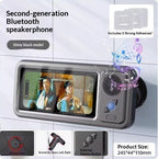 Bathroom Waterproof Mobile Phone Box Bluetooth Speaker Audio Bath TV Stand Mobile Phone Holder 360 Degree Rotation Touch Screen Gronata