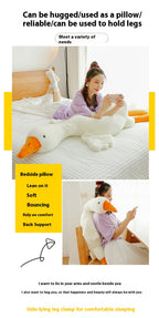 Cute Big White Geese Pillow Plush Toy Gronata