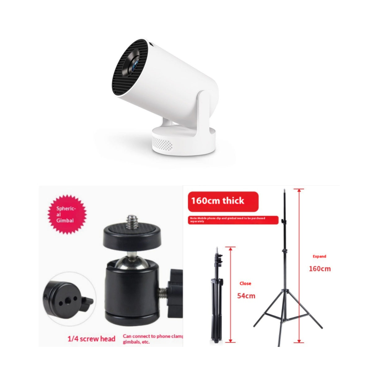 Ultra Short Focus Hy300ultra HD 4K Projector Home Mini Gronata
