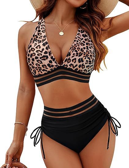 Women's High Waist Bikini Split Suit Gronata