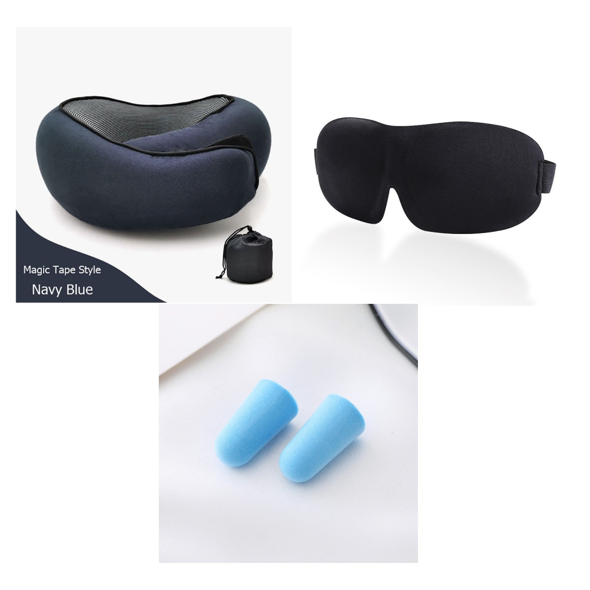 Travel Neck Pillow Non-Deformed Airplane Pillow Travel Neck Cushion Durable U-Shaped Travel Memory Cotton Nap Neck Pillow Gronata