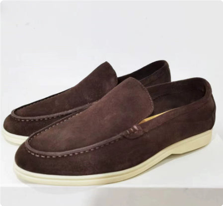 Men's Loafers Summer Casual Frost Flat Shoes Slip-on Driving Shoes Gronata