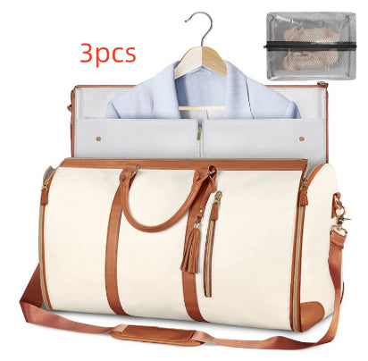 Large Capacity Travel Duffle Bag Women's Handbag Folding Suit Bag Waterproof Clothes Totes Gronata